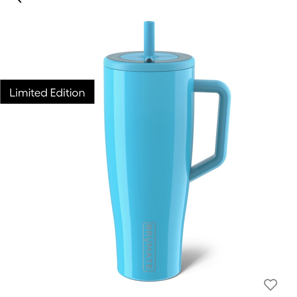 BruMate Era 40oz in Electric Blue with straw covers! Limited Edition! New! - Picture 6 of 6